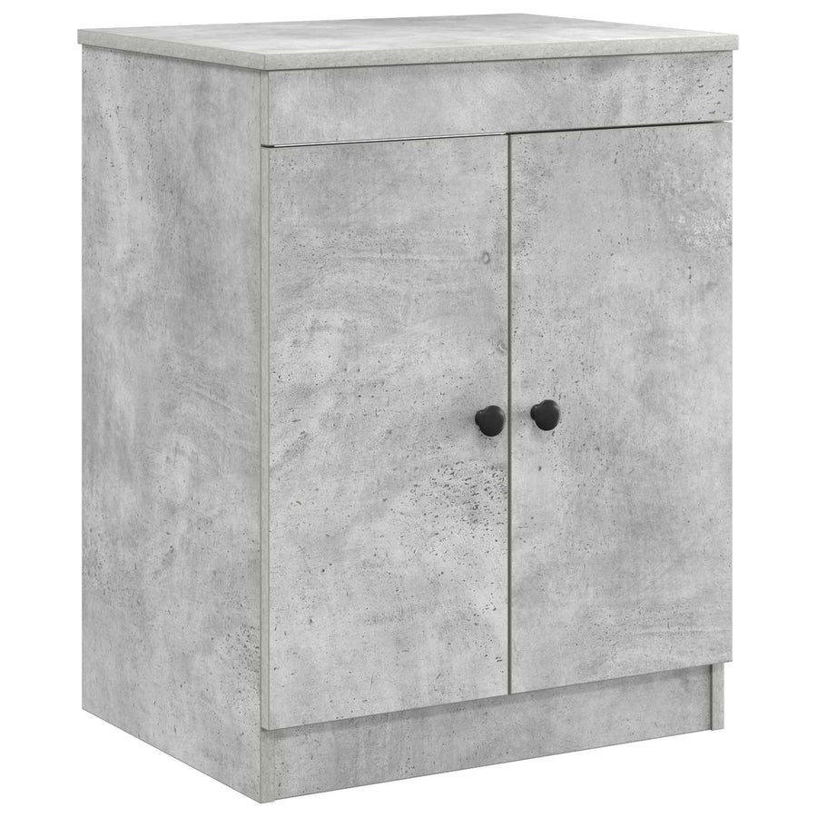 Badkamerkast Betongrijs 54 x 41 x 70 cm Bewerkt hout