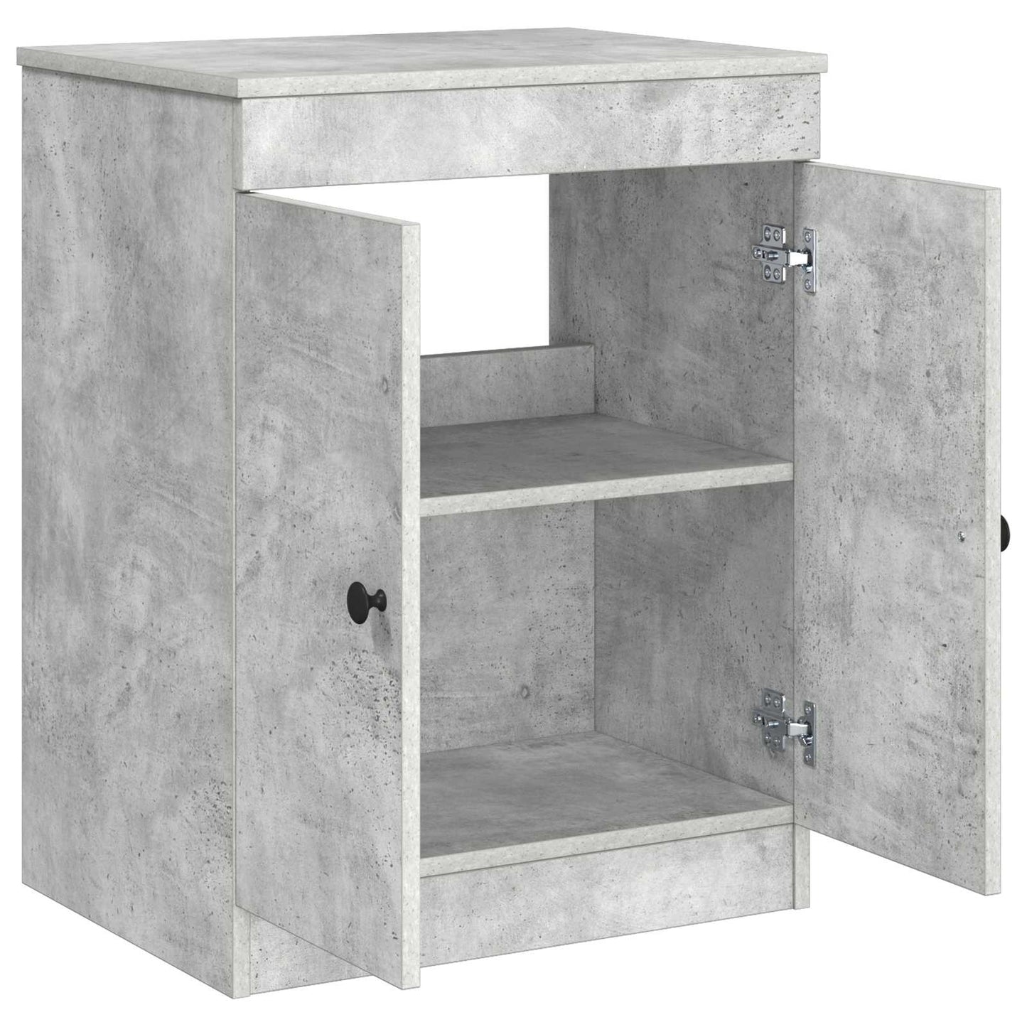 Badkamerkast Betongrijs 54 x 41 x 70 cm Bewerkt hout