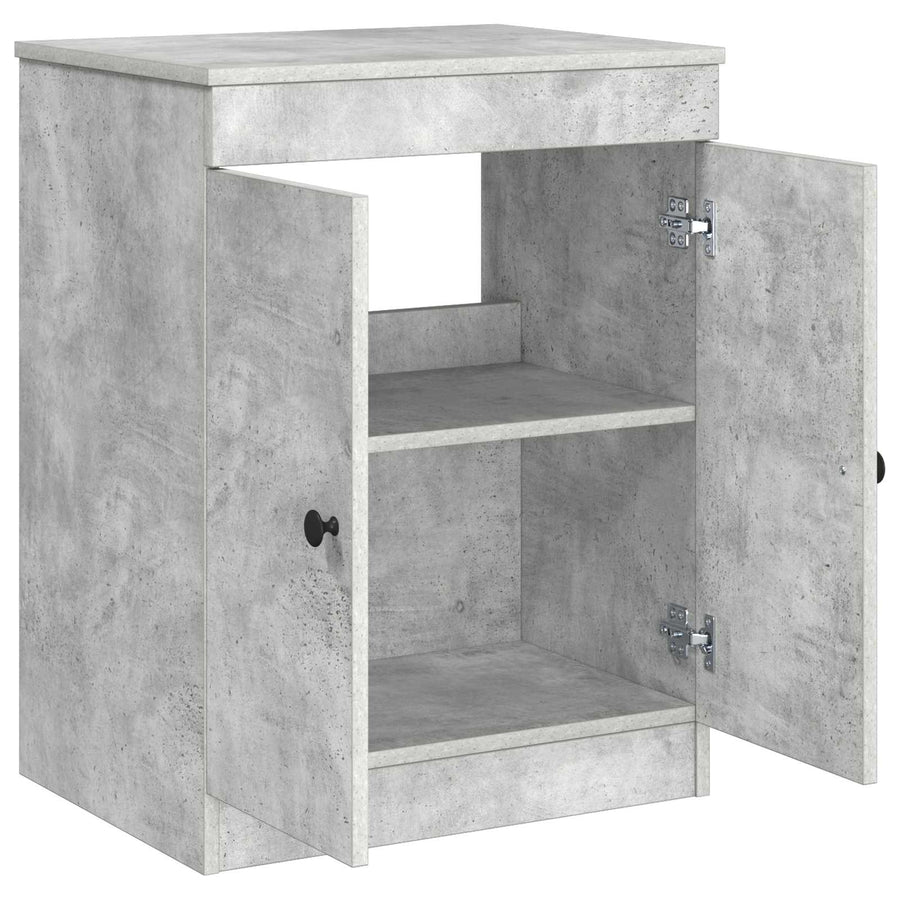 Badkamerkast Betongrijs 54 x 41 x 70 cm Bewerkt hout