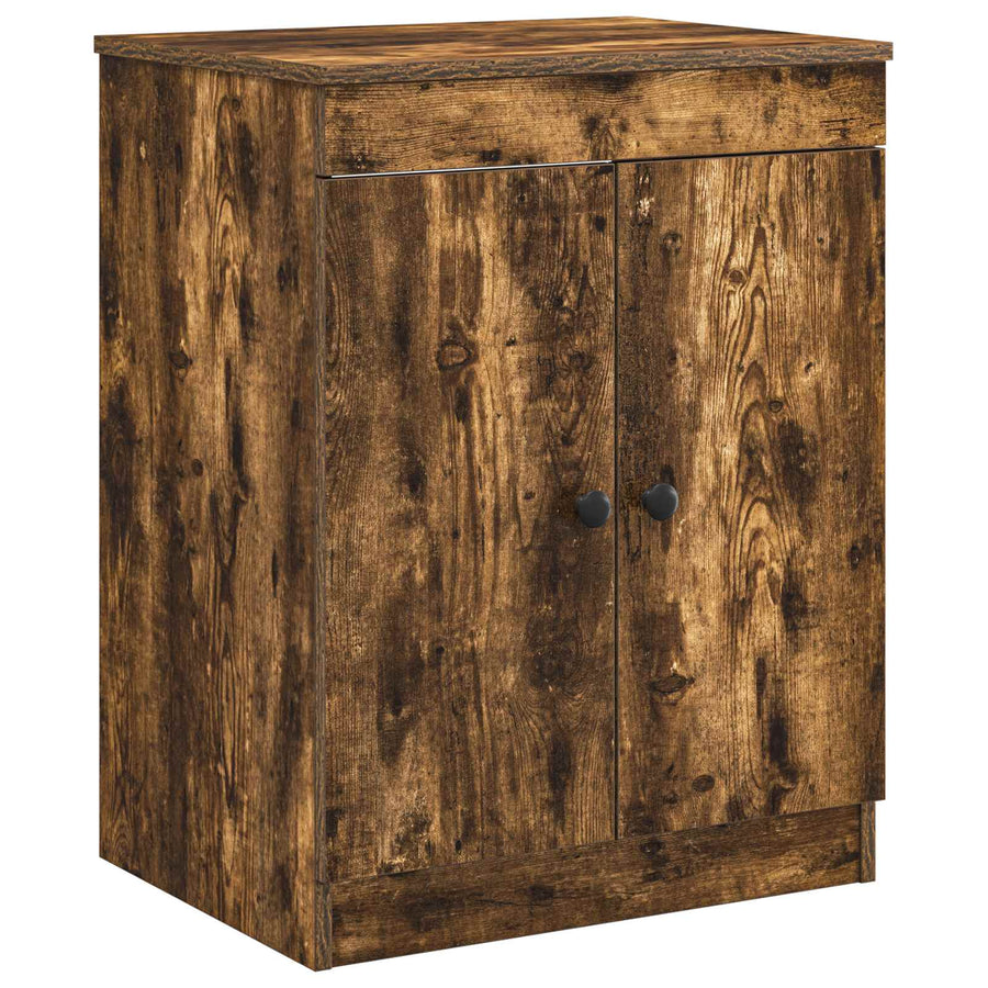 Badkamerkast Gerookt eiken 54 x 41 x 70 cm Bewerkt hout