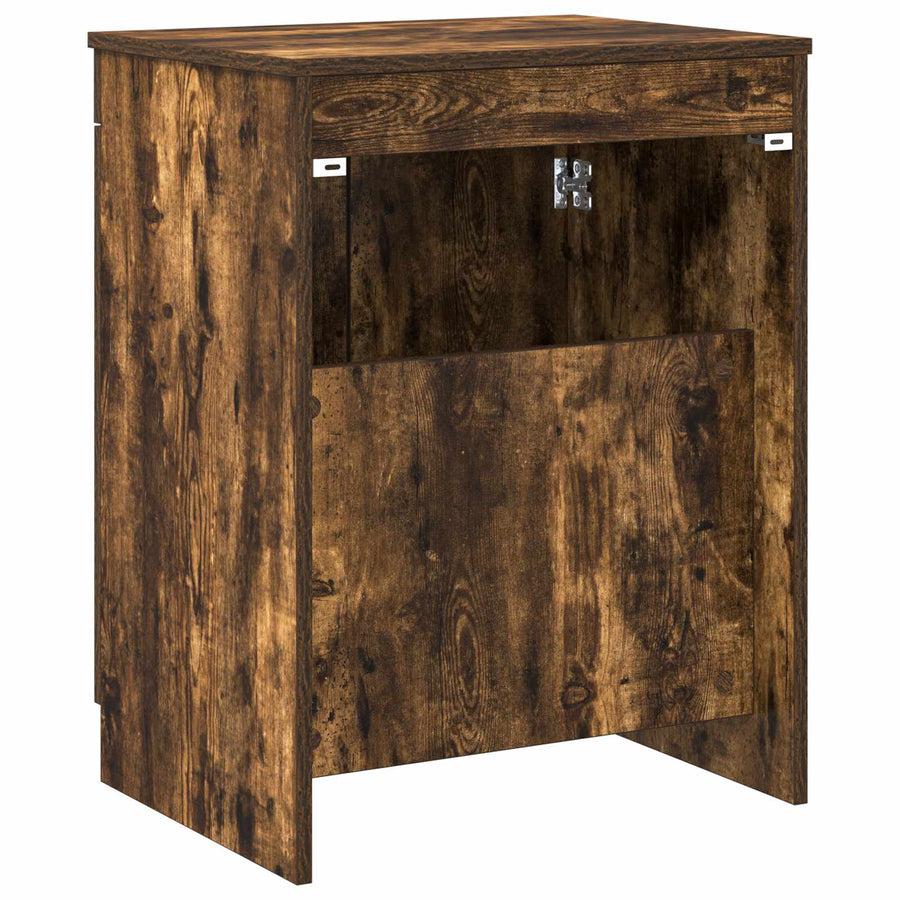 Badkamerkast Gerookt eiken 54 x 41 x 70 cm Bewerkt hout