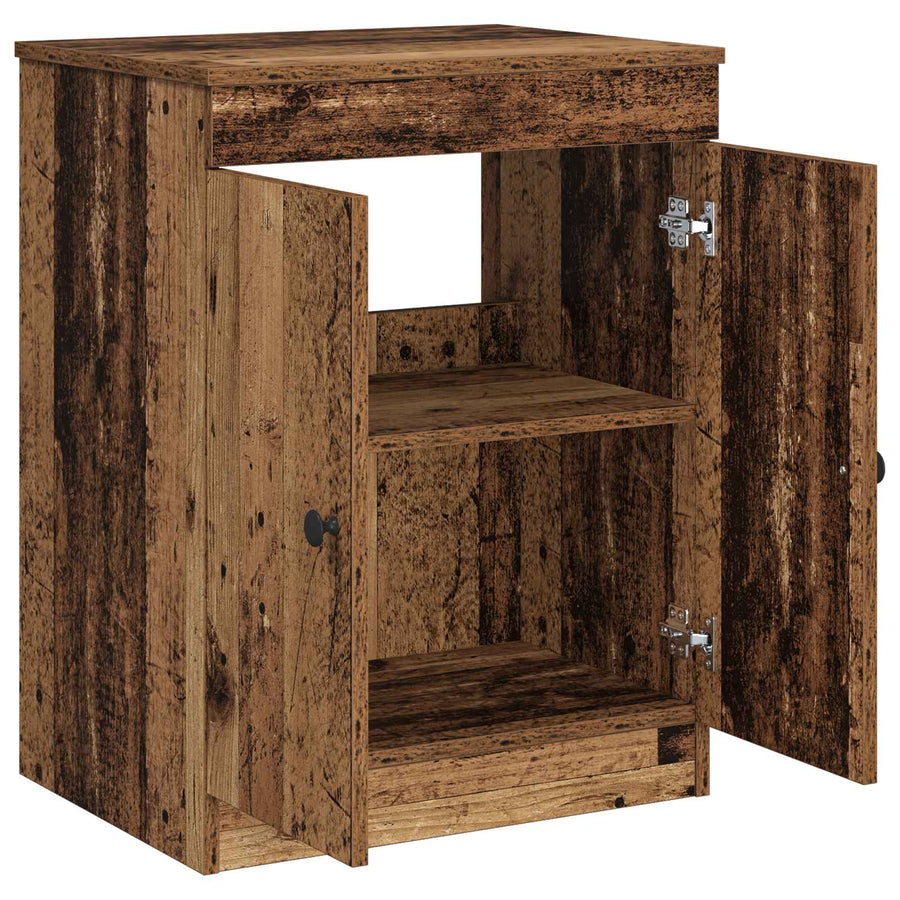 Badkamerkast Oud hout 54 x 41 x 70 cm Bewerkt hout