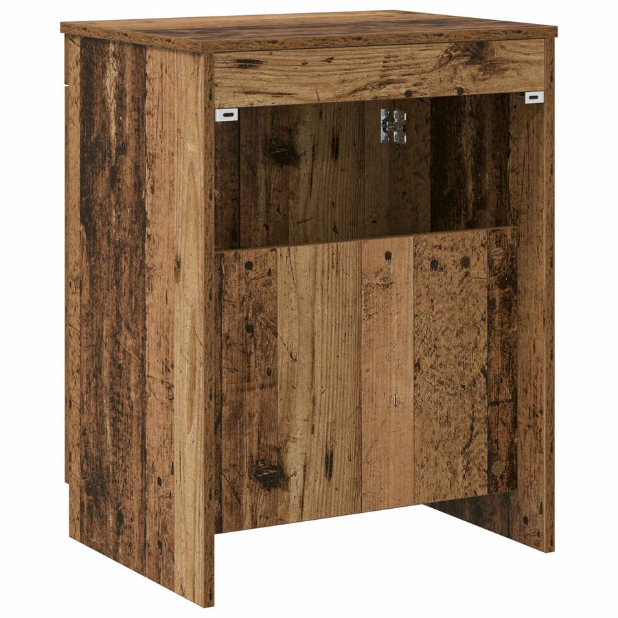 Badkamerkast Oud hout 54 x 41 x 70 cm Bewerkt hout