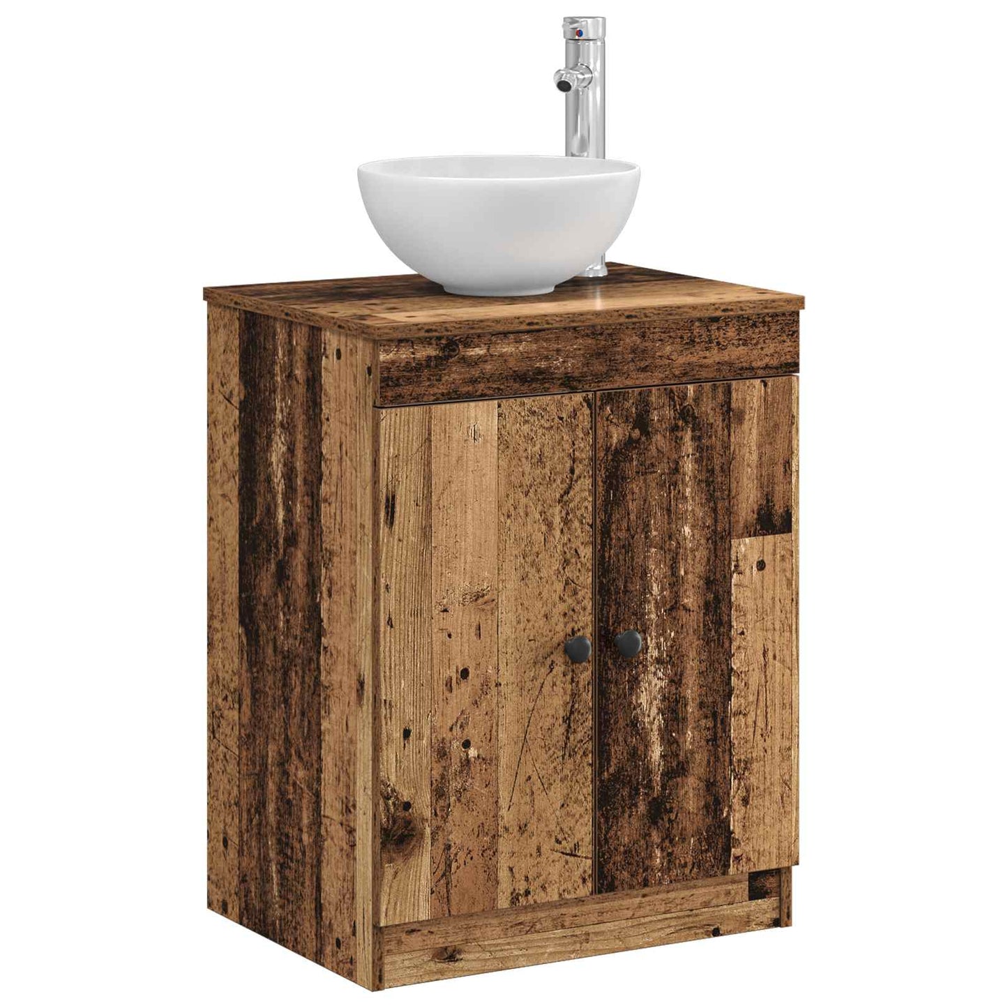 Badkamerkast Oud hout 54 x 41 x 70 cm Bewerkt hout