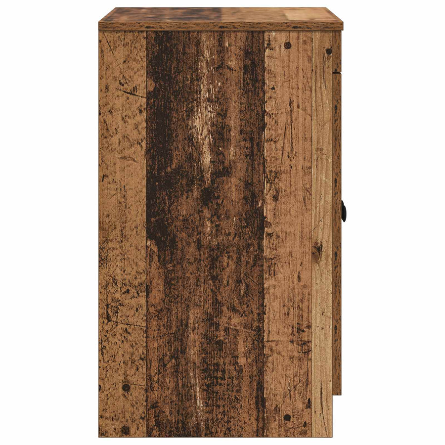 Badkamerkast Oud hout 54 x 41 x 70 cm Bewerkt hout