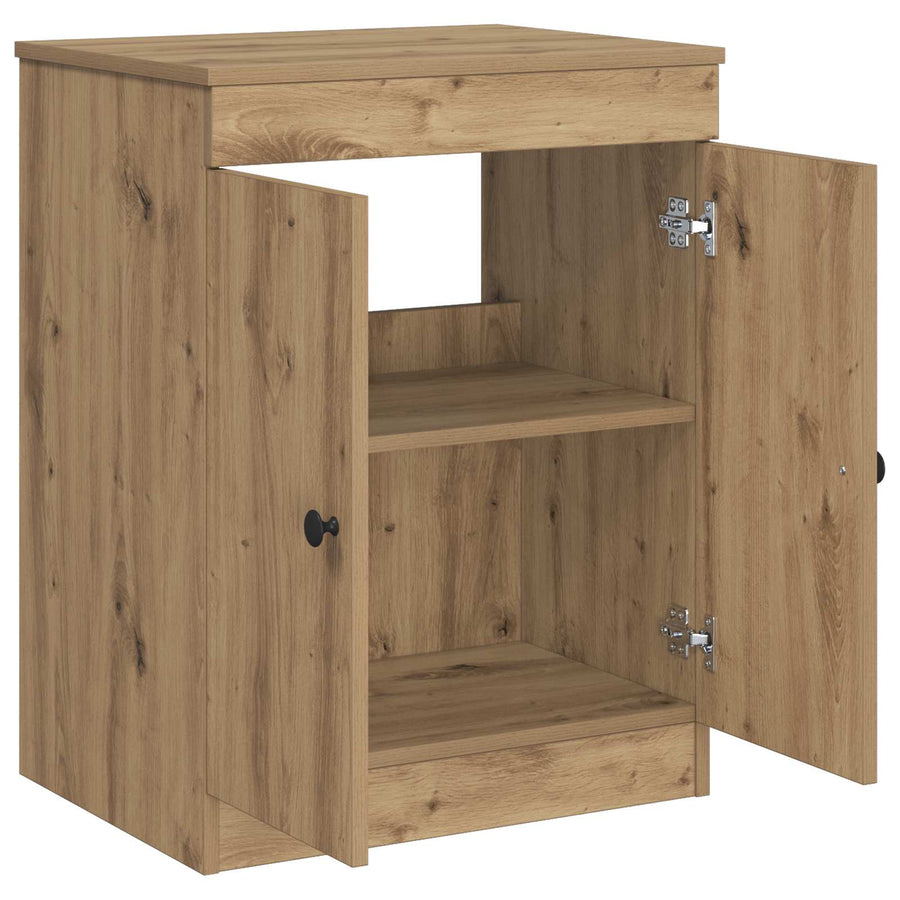 Badkamerkast Artisanaal eiken 54 x 41 x 70 cm Bewerkt hout