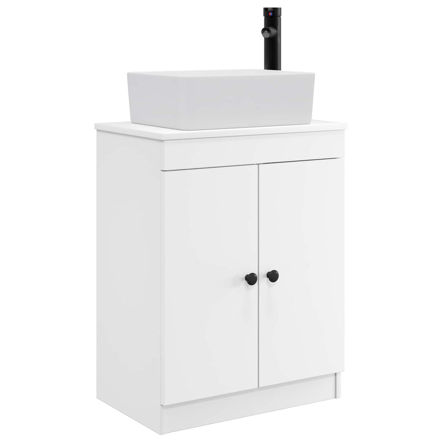 Badkamermeubel met Wasbak Wit 54 x 35 x 83 cm Bewerkt hout