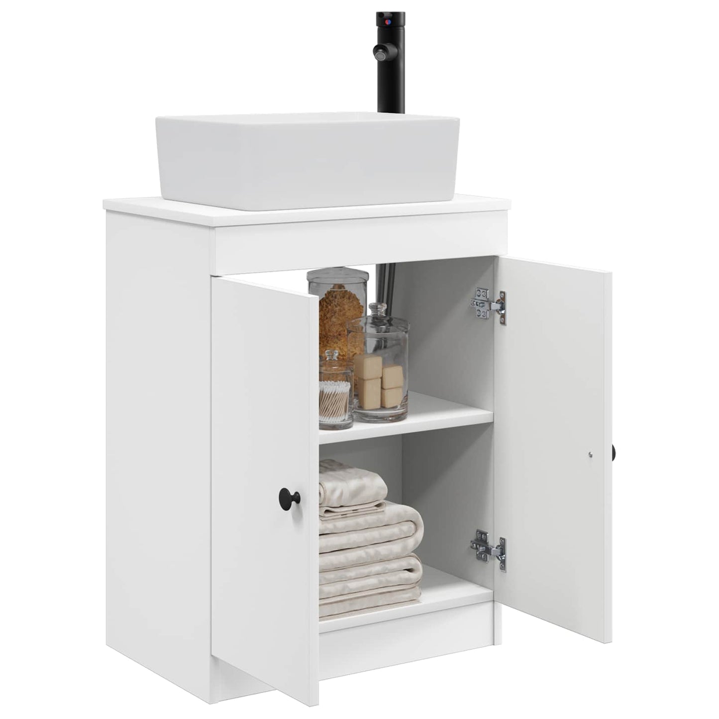 Badkamermeubel met Wasbak Wit 54 x 35 x 83 cm Bewerkt hout