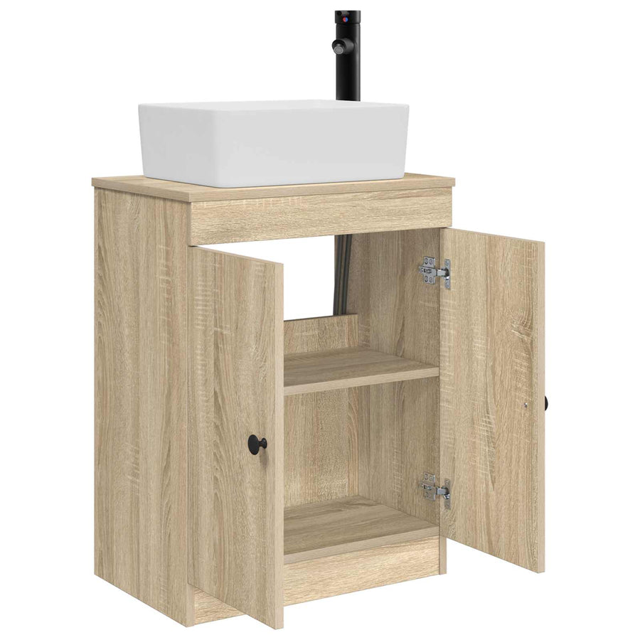 Badkamermeubel met Wasbak Sonoma Eiken 54 x 35 x 83 cm