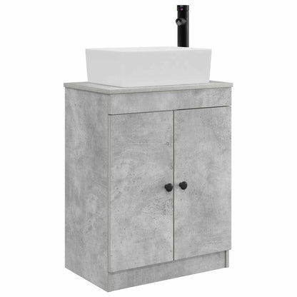 Badkamermeubel met Wasbak Betongrijs 54 x 35 x 83 cm