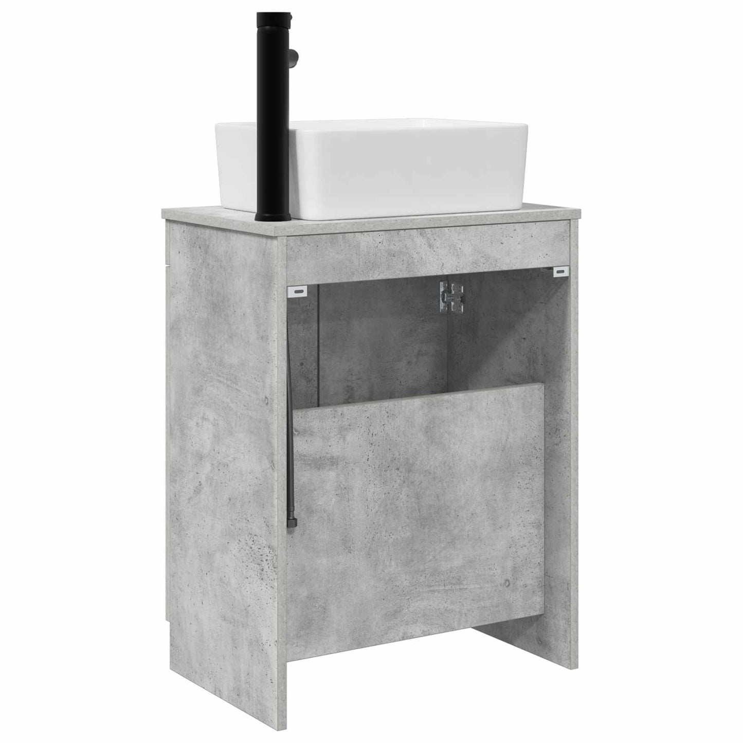 Badkamermeubel met Wasbak Betongrijs 54 x 35 x 83 cm