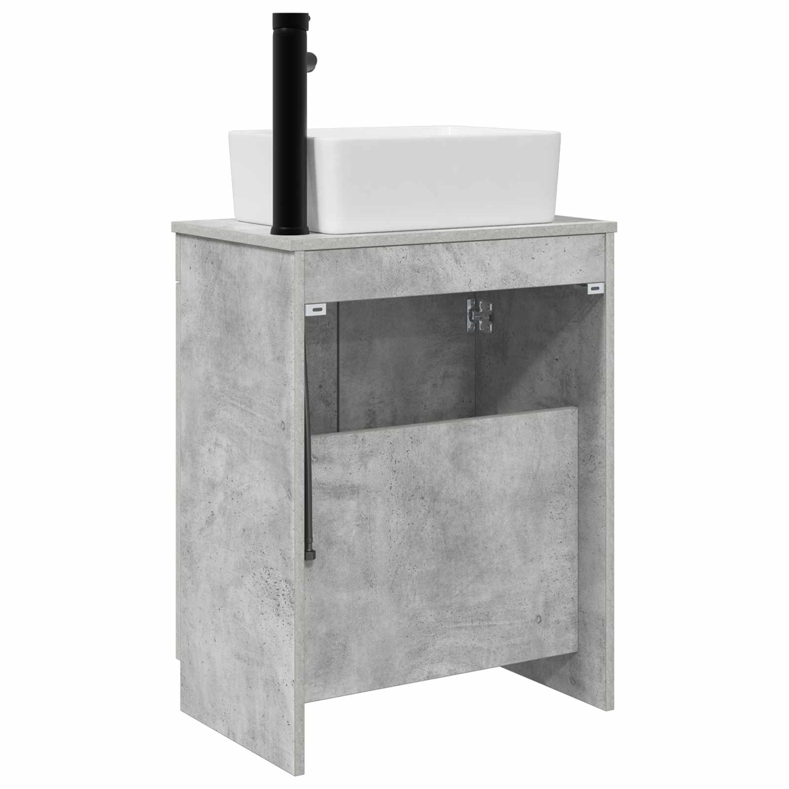 Badkamermeubel met Wasbak Betongrijs 54 x 35 x 83 cm