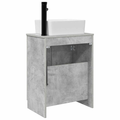 Badkamermeubel met Wasbak Betongrijs 54 x 35 x 83 cm