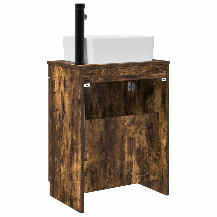Badkamermeubel met Wasbak Gerookt eiken 54 x 35 x 83 cm