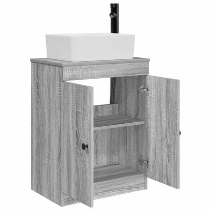 Badkamermeubel met Wasbak Grijs Sonoma 54 x 35 x 83 cm