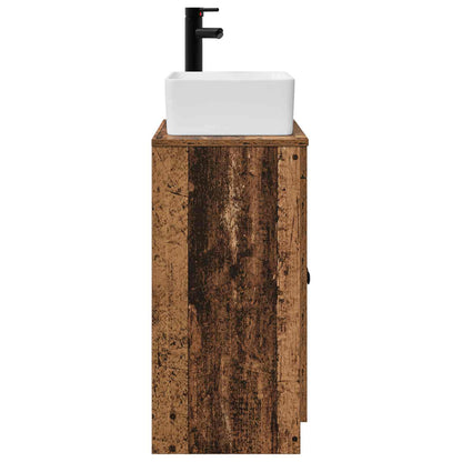 Badkamermeubel met Wasbak Oud hout 54 x 35 x 83 cm Bewerkt hout