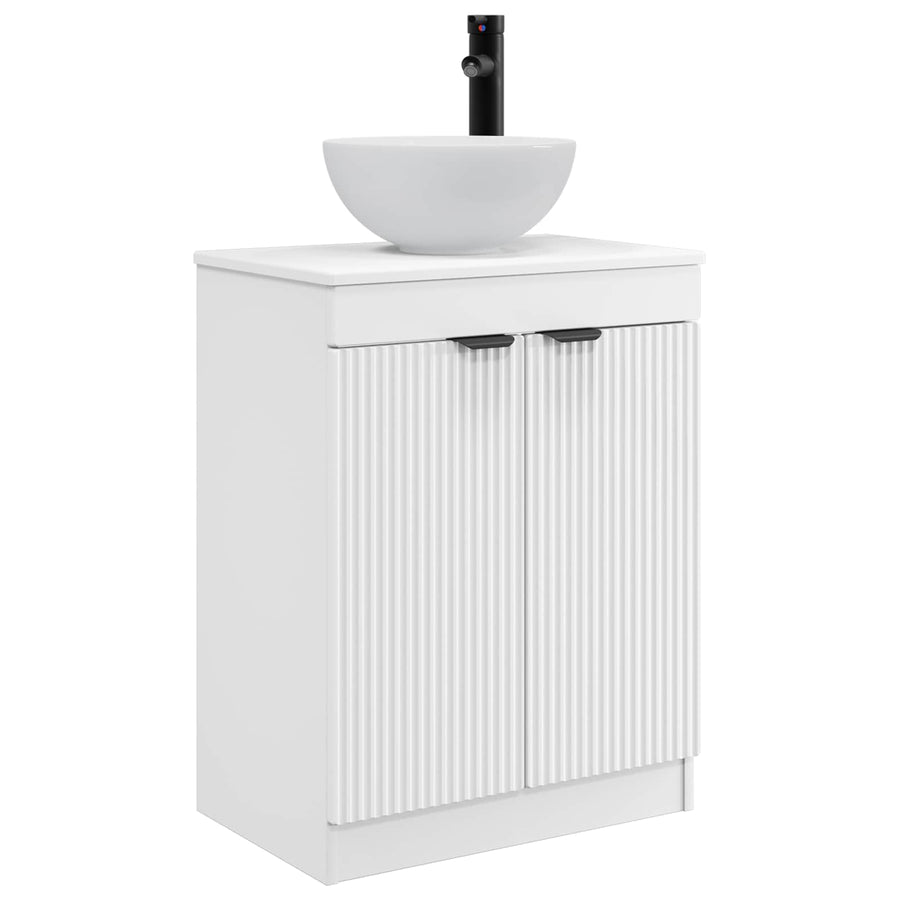 Badkamermeubel met Wasbak Wit 54 x 35 x 83 cm Bewerkt hout