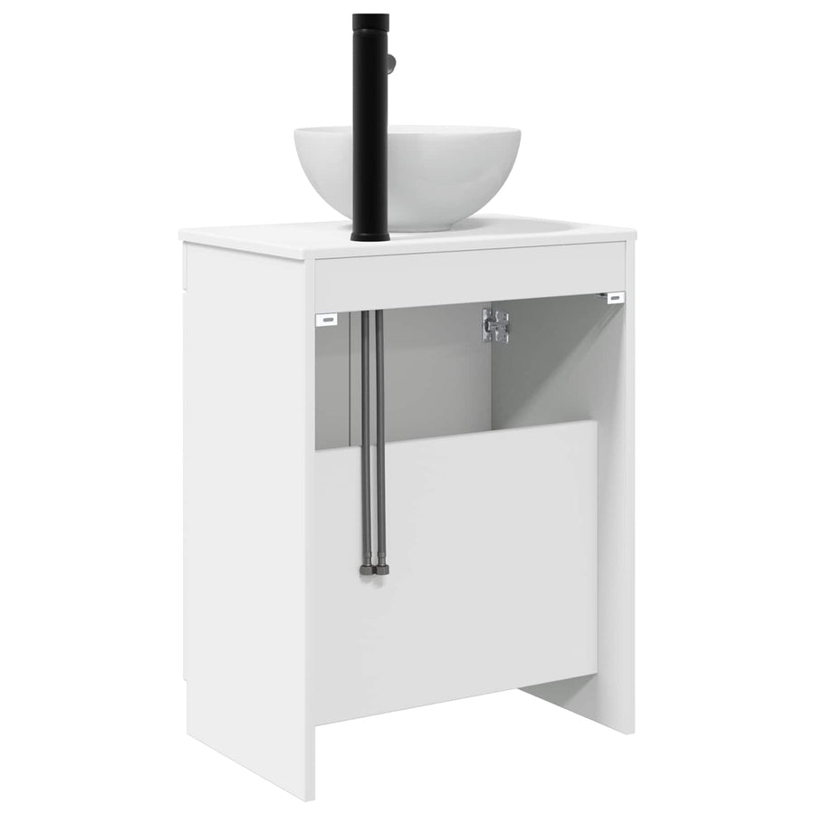 Badkamermeubel met Wasbak Wit 54 x 35 x 83 cm Bewerkt hout