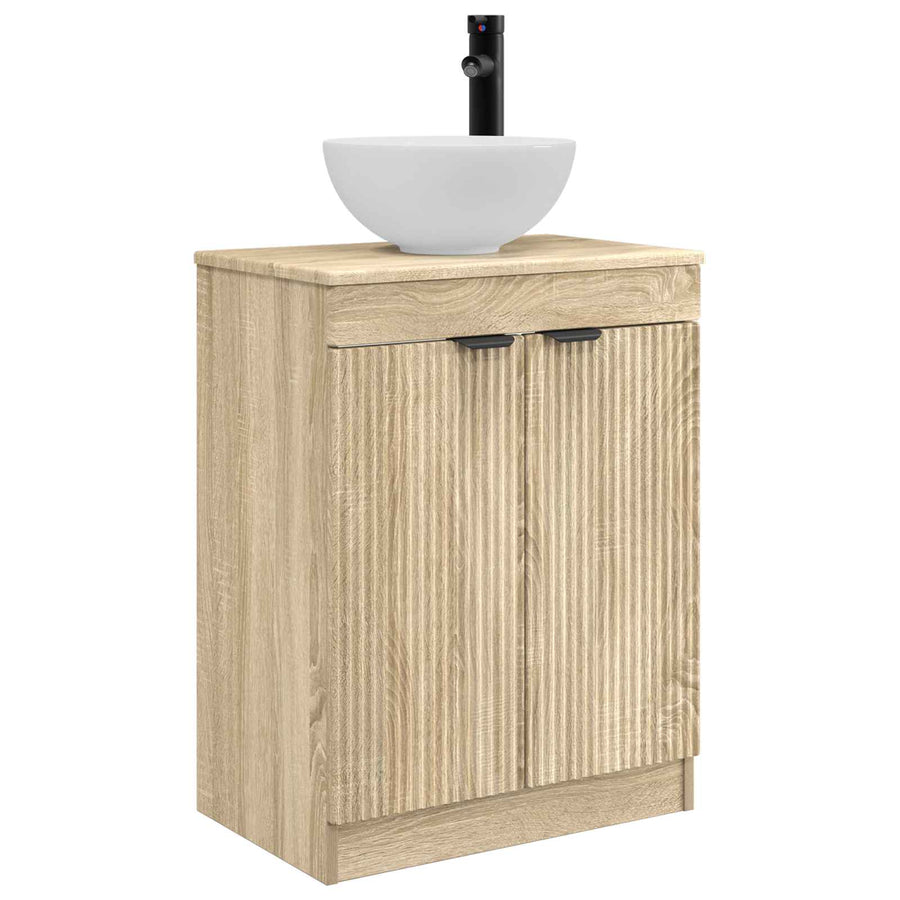 Badkamermeubel met Wasbak Sonoma Eiken 54 x 35 x 83 cm