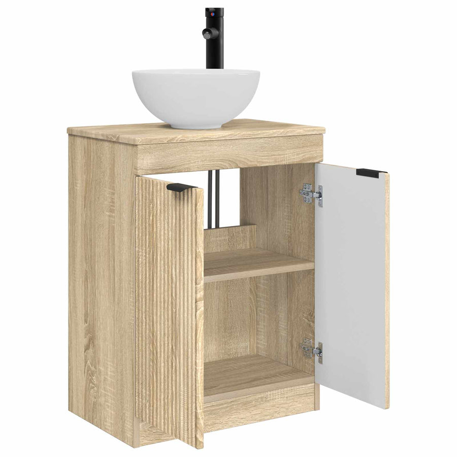 Badkamermeubel met Wasbak Sonoma Eiken 54 x 35 x 83 cm