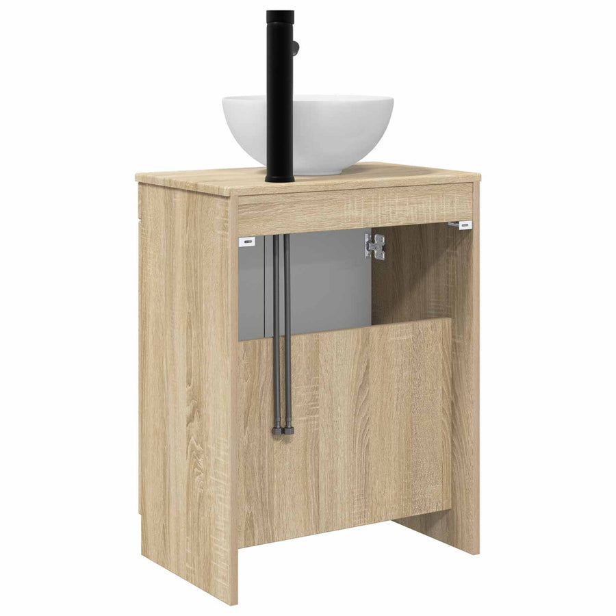 Badkamermeubel met Wasbak Sonoma Eiken 54 x 35 x 83 cm