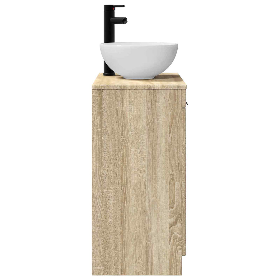 Badkamermeubel met Wasbak Sonoma Eiken 54 x 35 x 83 cm