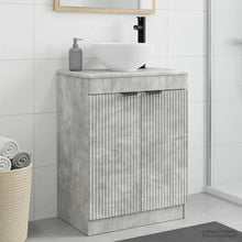 Badkamermeubel met Wasbak Betongrijs 54 x 35 x 83 cm