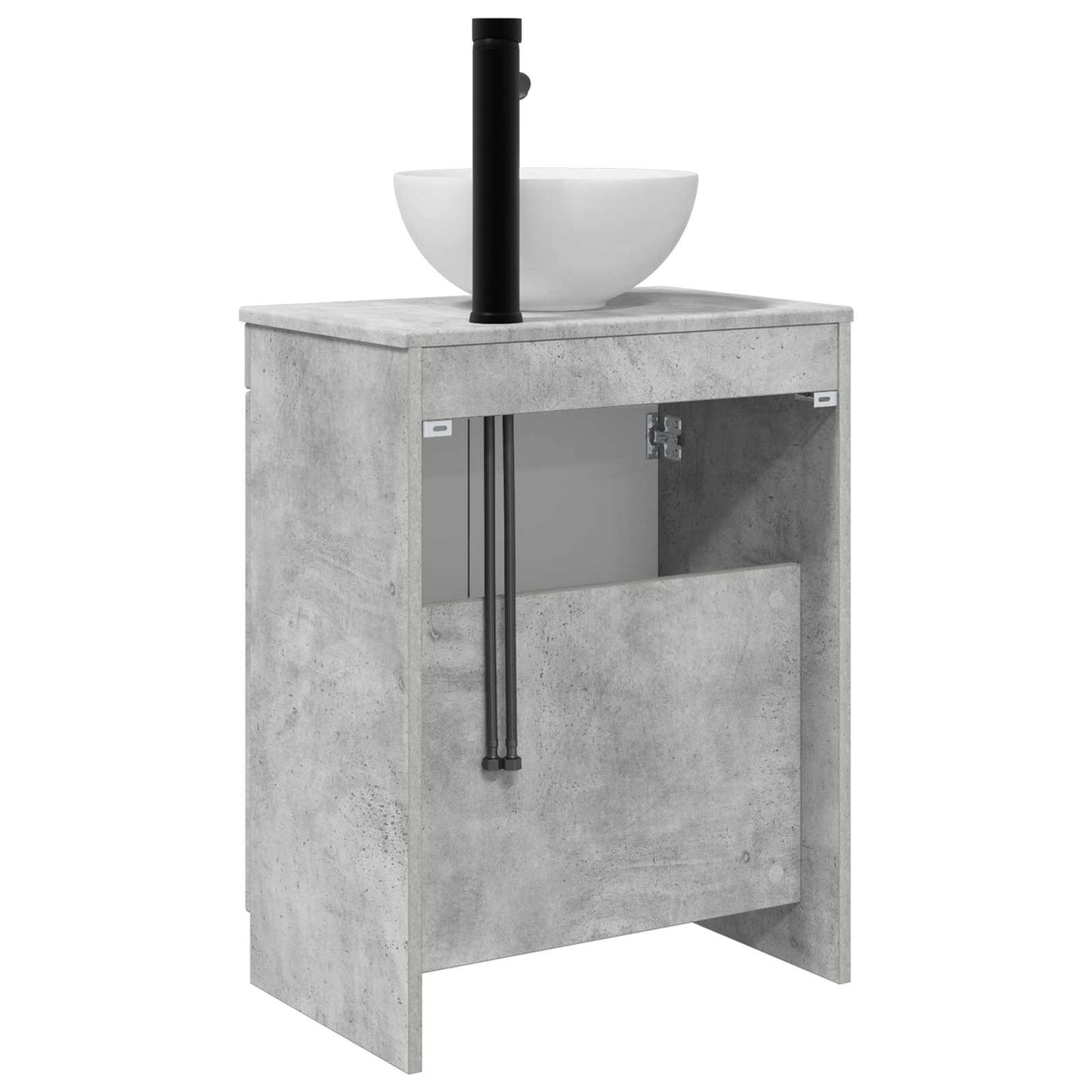 Badkamermeubel met Wasbak Betongrijs 54 x 35 x 83 cm
