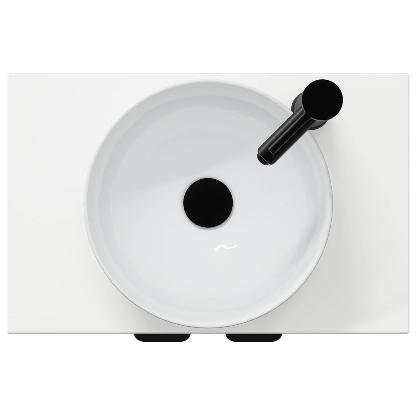 Badkamermeubel met Wasbak Hoogglans Wit 54 x 35 x 83 cm
