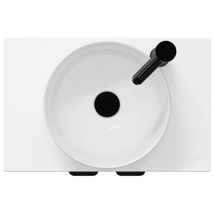 Badkamermeubel met Wasbak Hoogglans Wit 54 x 35 x 83 cm