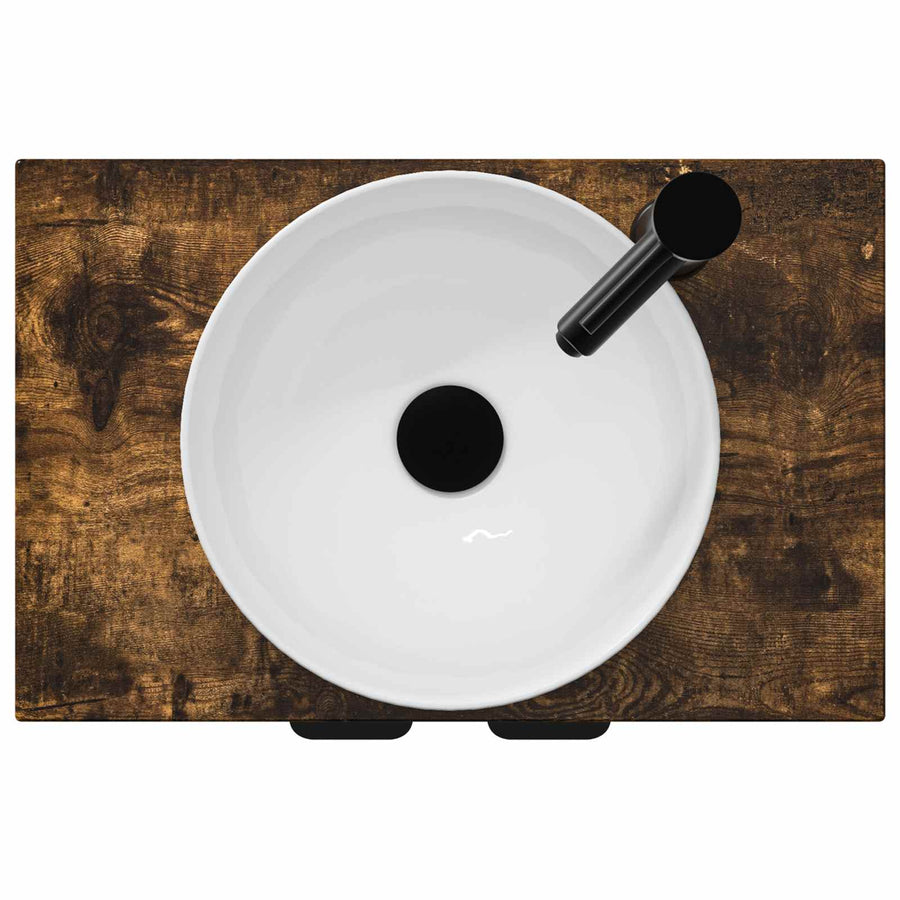 Badkamermeubel met Wasbak Gerookt eiken 54 x 35 x 83 cm