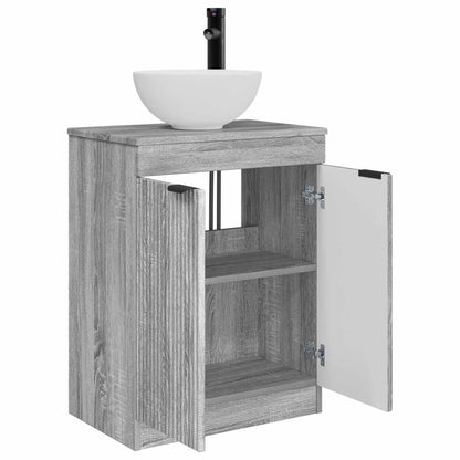 Badkamermeubel met Wasbak Grijs Sonoma 54 x 35 x 83 cm