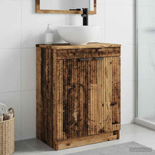 Badkamermeubel met Wasbak Oud hout 54 x 35 x 83 cm Bewerkt hout