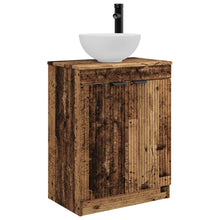 Badkamermeubel met Wasbak Oud hout 54 x 35 x 83 cm Bewerkt hout