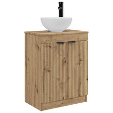 Badkamermeubel met Wasbak Artisanaal eiken 54 x 35 x 83 cm