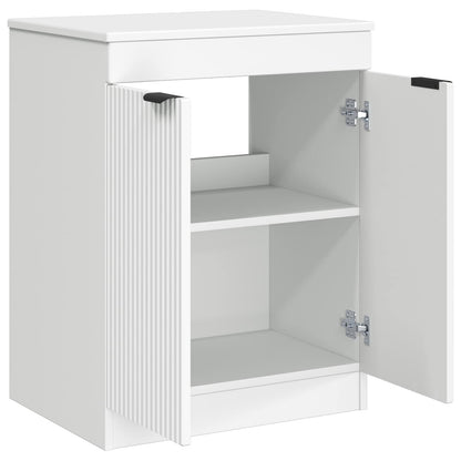 Badkamerkast Wit 54 x 41 x 70 cm Bewerkt hout