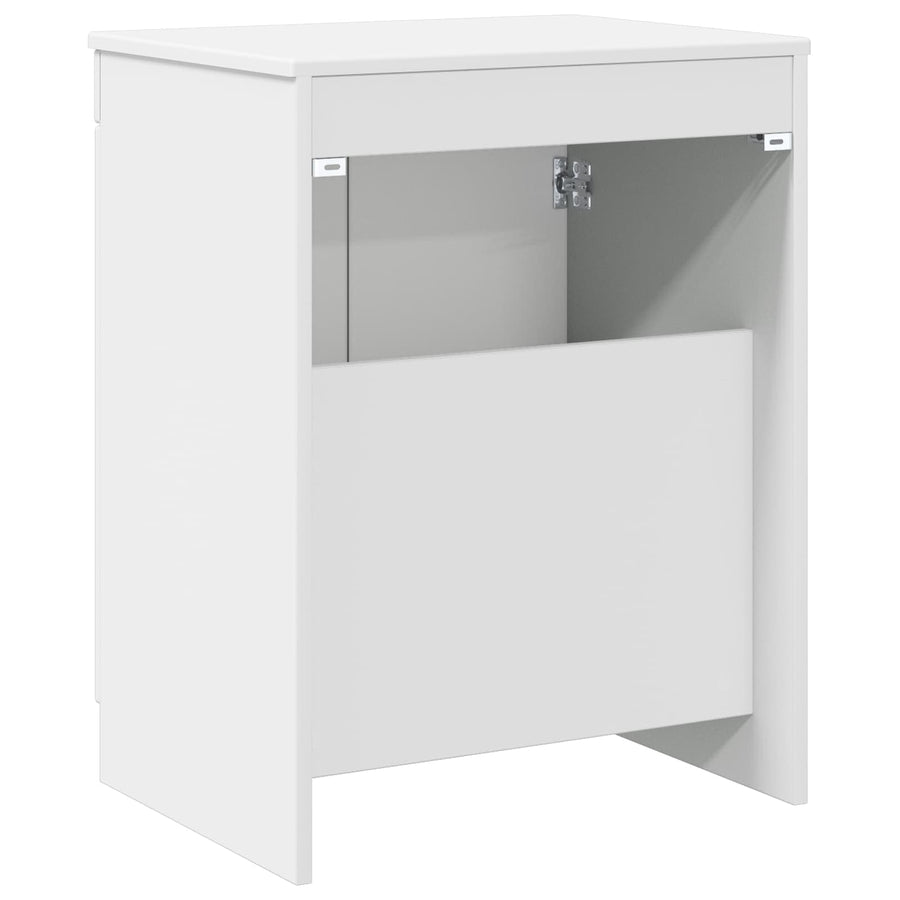 Badkamerkast Wit 54 x 41 x 70 cm Bewerkt hout