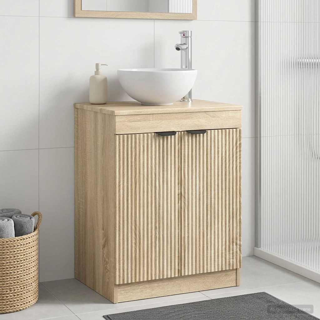 Badkamerkast Sonoma Eiken 54 x 41 x 70 cm Bewerkt hout