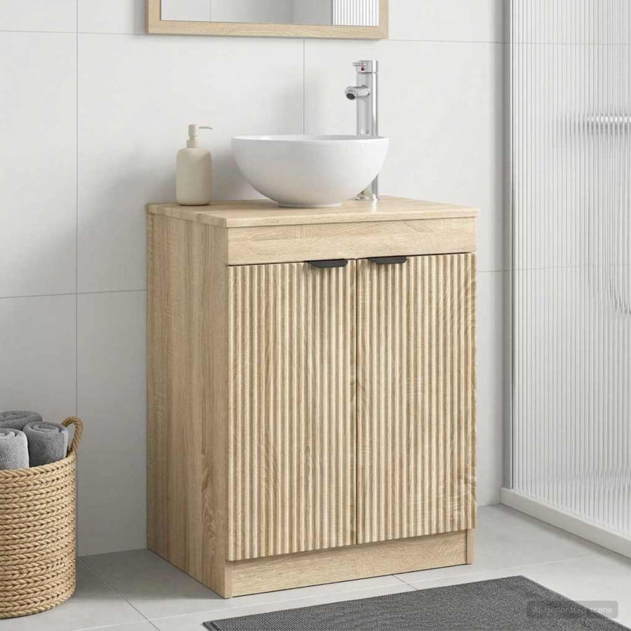 Badkamerkast Sonoma Eiken 54 x 41 x 70 cm Bewerkt hout