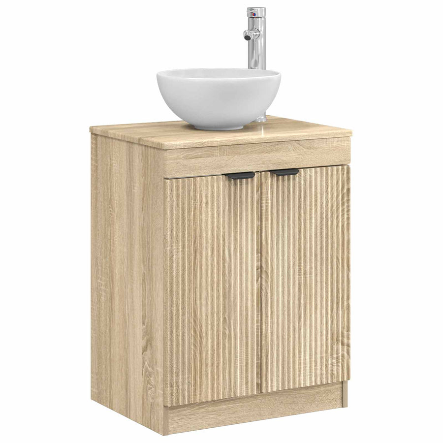 Badkamerkast Sonoma Eiken 54 x 41 x 70 cm Bewerkt hout