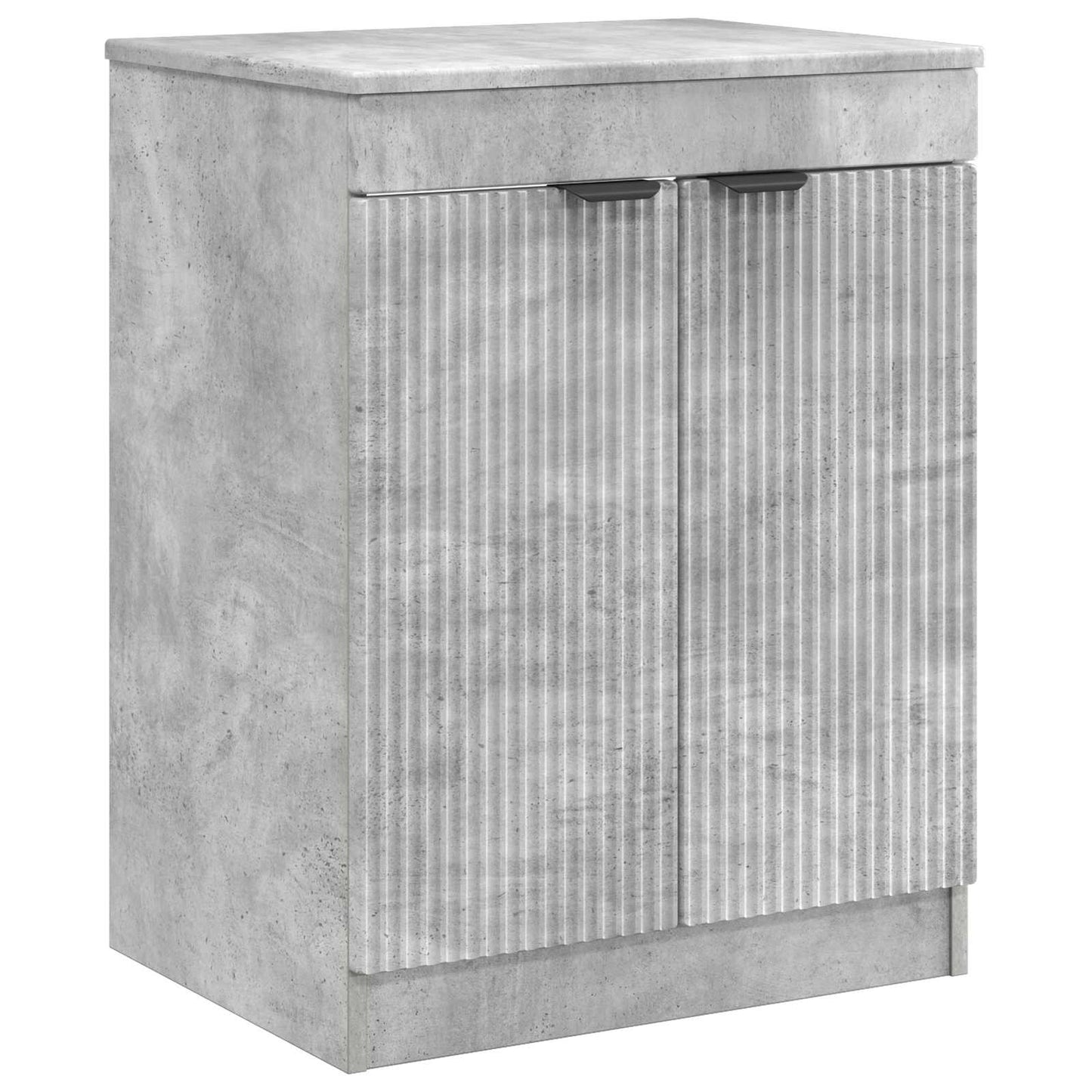 Badkamerkast Betongrijs 54 x 41 x 70 cm Bewerkt hout