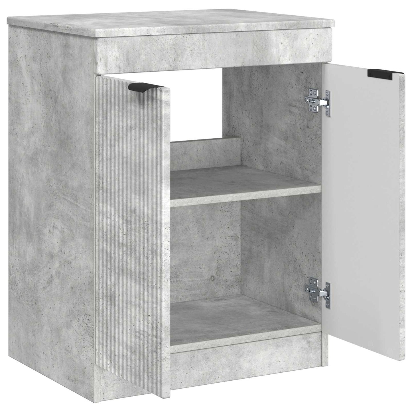 Badkamerkast Betongrijs 54 x 41 x 70 cm Bewerkt hout