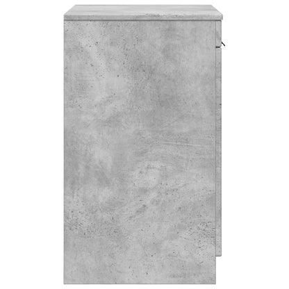 Badkamerkast Betongrijs 54 x 41 x 70 cm Bewerkt hout