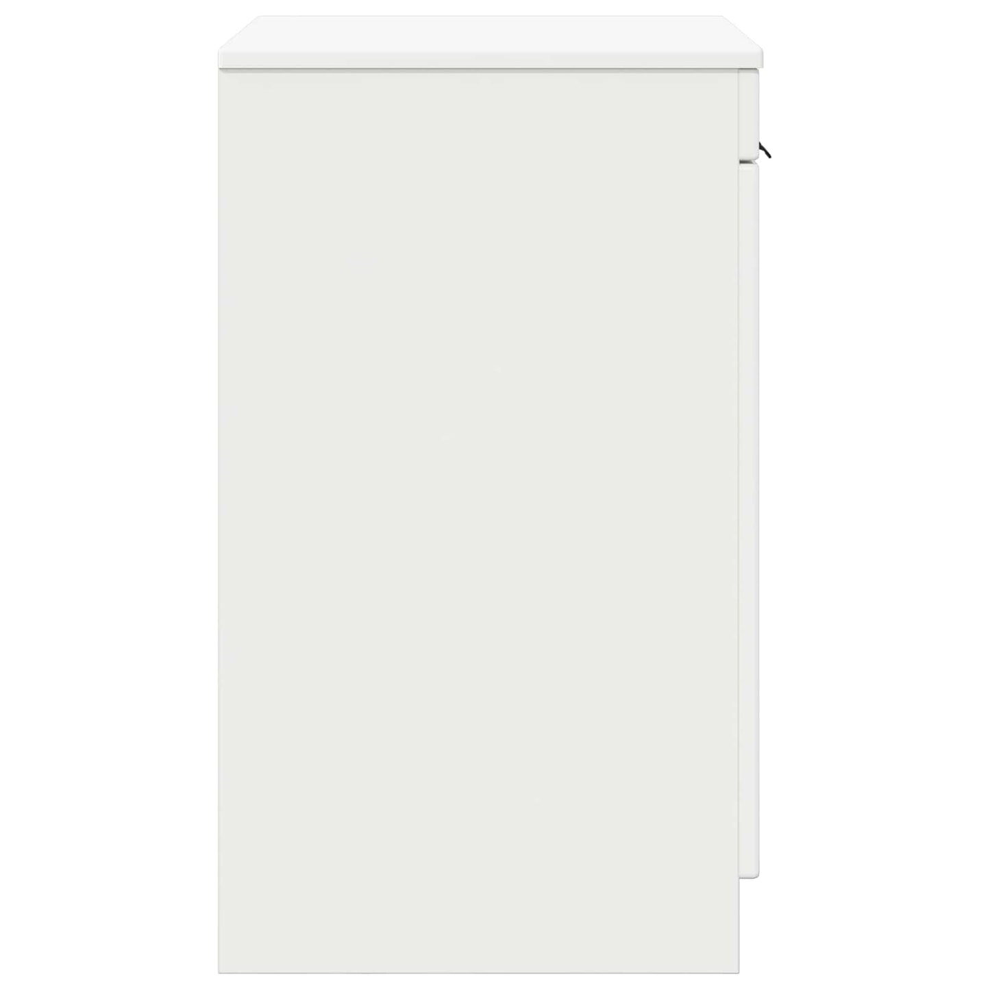 Badkamerkast Hoogglans Wit 54 x 41 x 70 cm Bewerkt hout