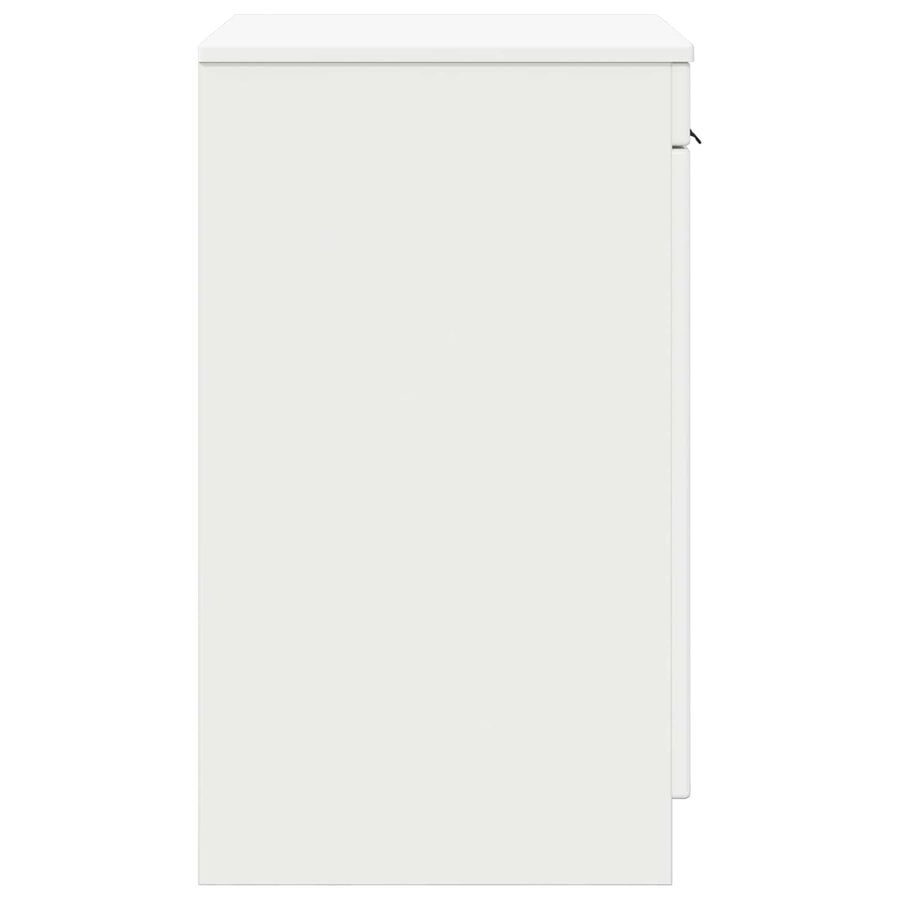 Badkamerkast Hoogglans Wit 54 x 41 x 70 cm Bewerkt hout