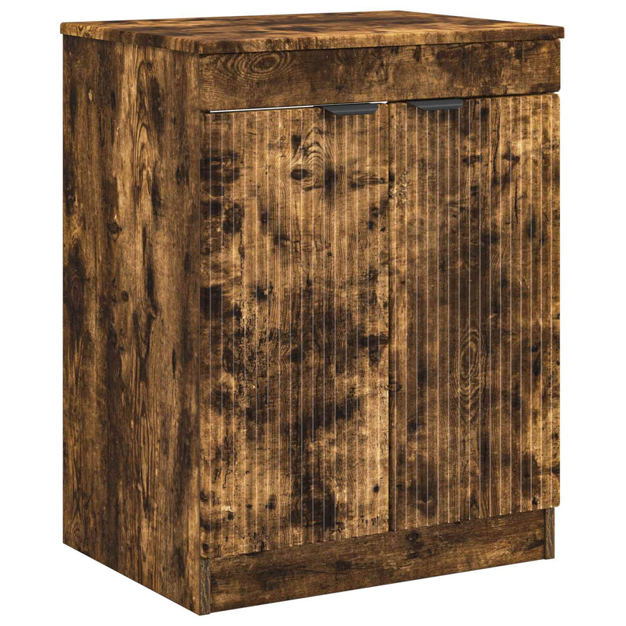 Badkamerkast Gerookt eiken 54 x 41 x 70 cm Bewerkt hout