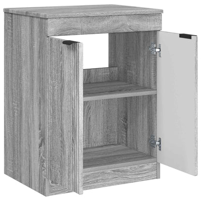Badkamerkast Grijs Sonoma 54 x 41 x 70 cm Bewerkt hout