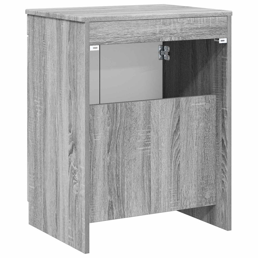 Badkamerkast Grijs Sonoma 54 x 41 x 70 cm Bewerkt hout