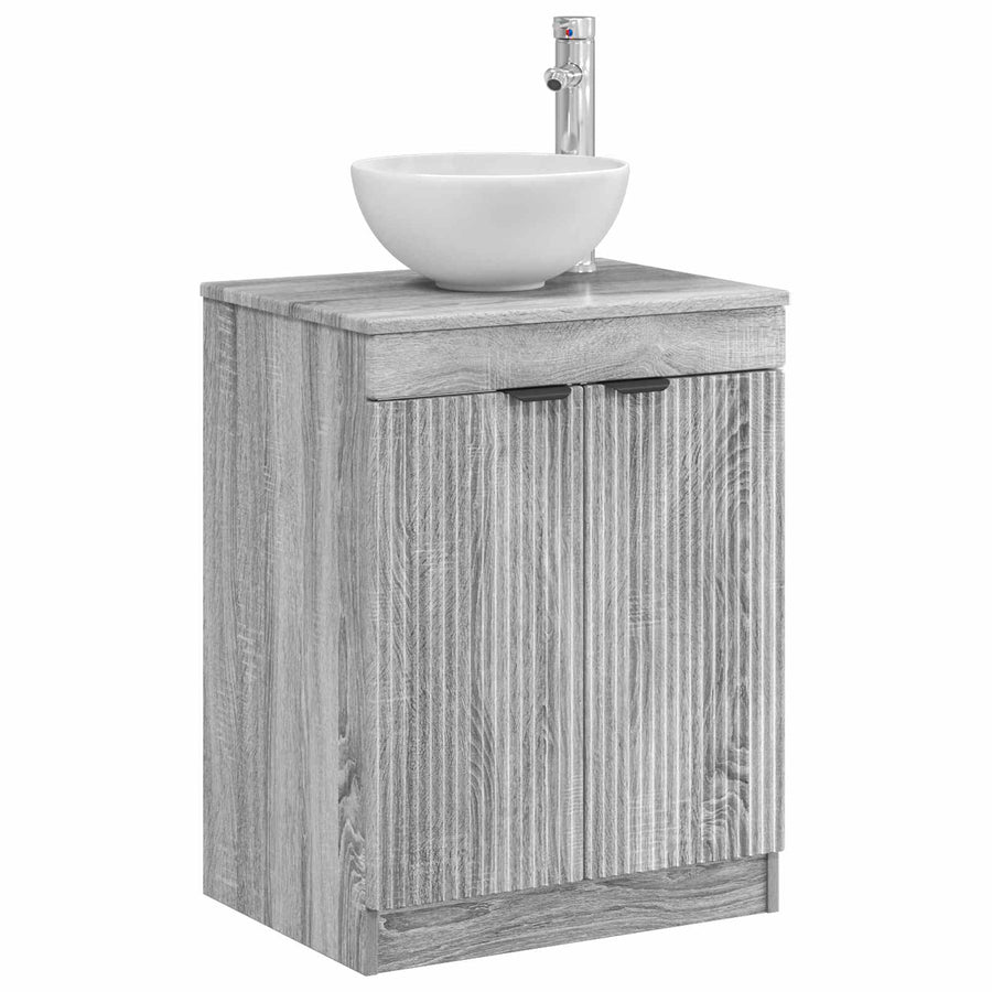 Badkamerkast Grijs Sonoma 54 x 41 x 70 cm Bewerkt hout