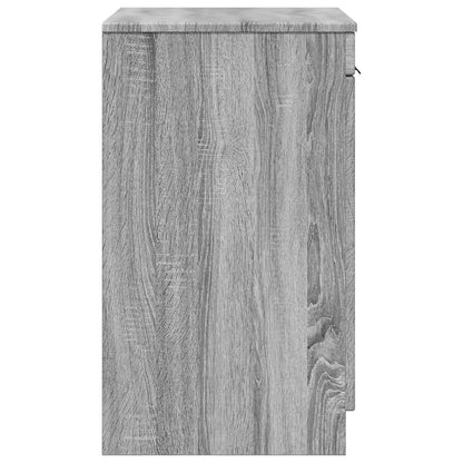 Badkamerkast Grijs Sonoma 54 x 41 x 70 cm Bewerkt hout